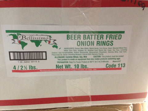 Bellissimo Beer Battered Onion Rings