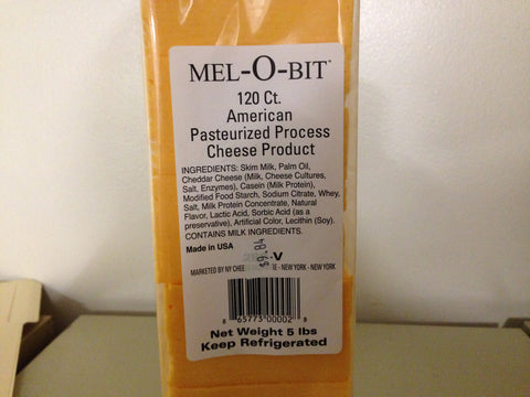 Melo Sliced White or Yellow American Cheese