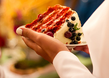 Red Velvet Torte cake