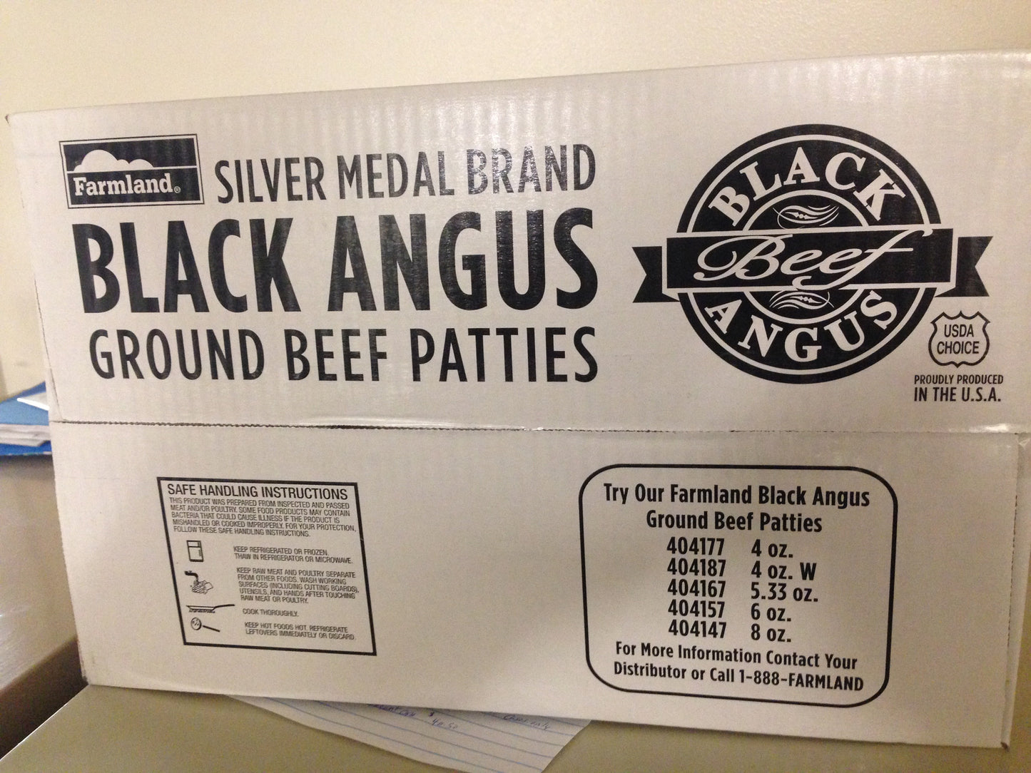 Farmland Silver Medal Angus Hamburg Patties